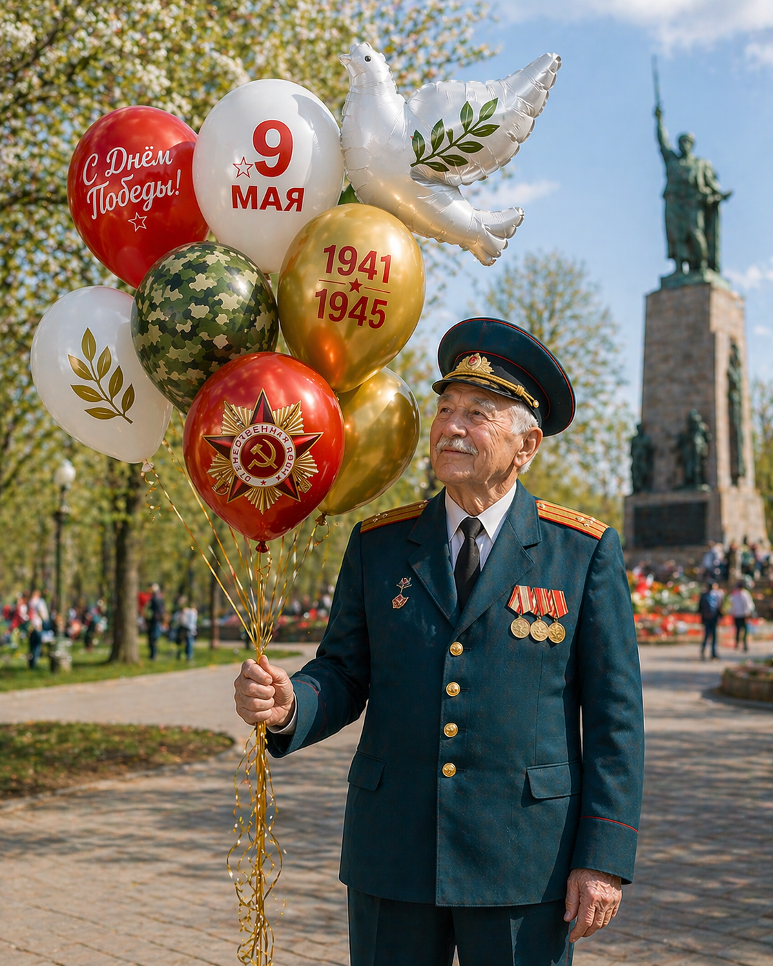 Композиция: Голубь Победы