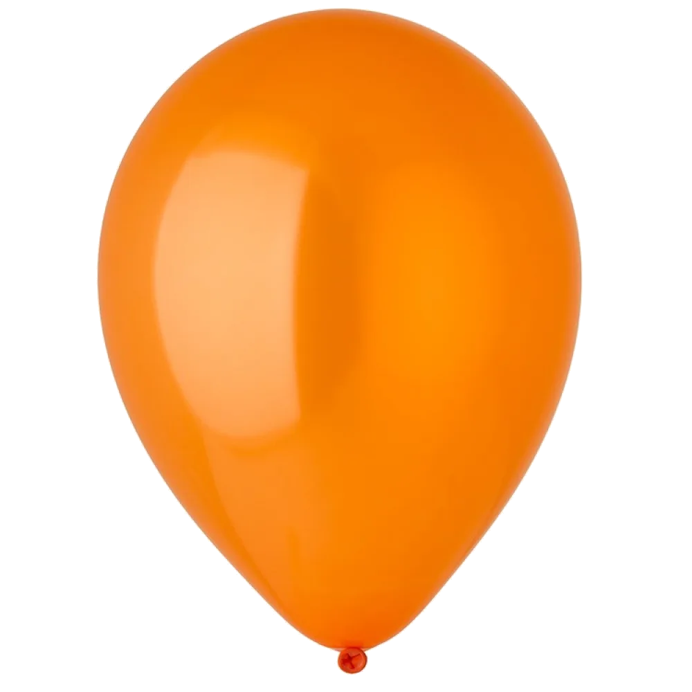 Шар: Шар (12"/30 см) Оранжевый, Металлик