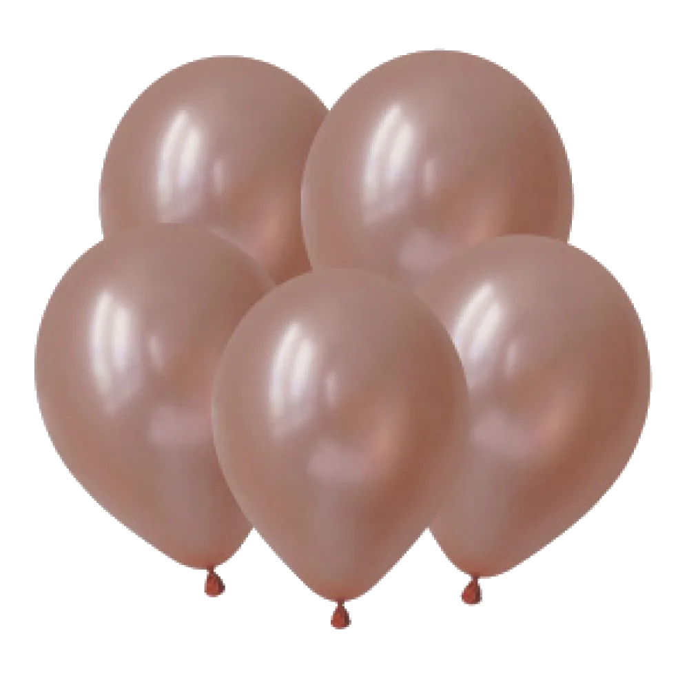 Шар: Шар V (12"/30 см) Металлик Розовое Золото 1 шт. Decobal (Вьетнам)
