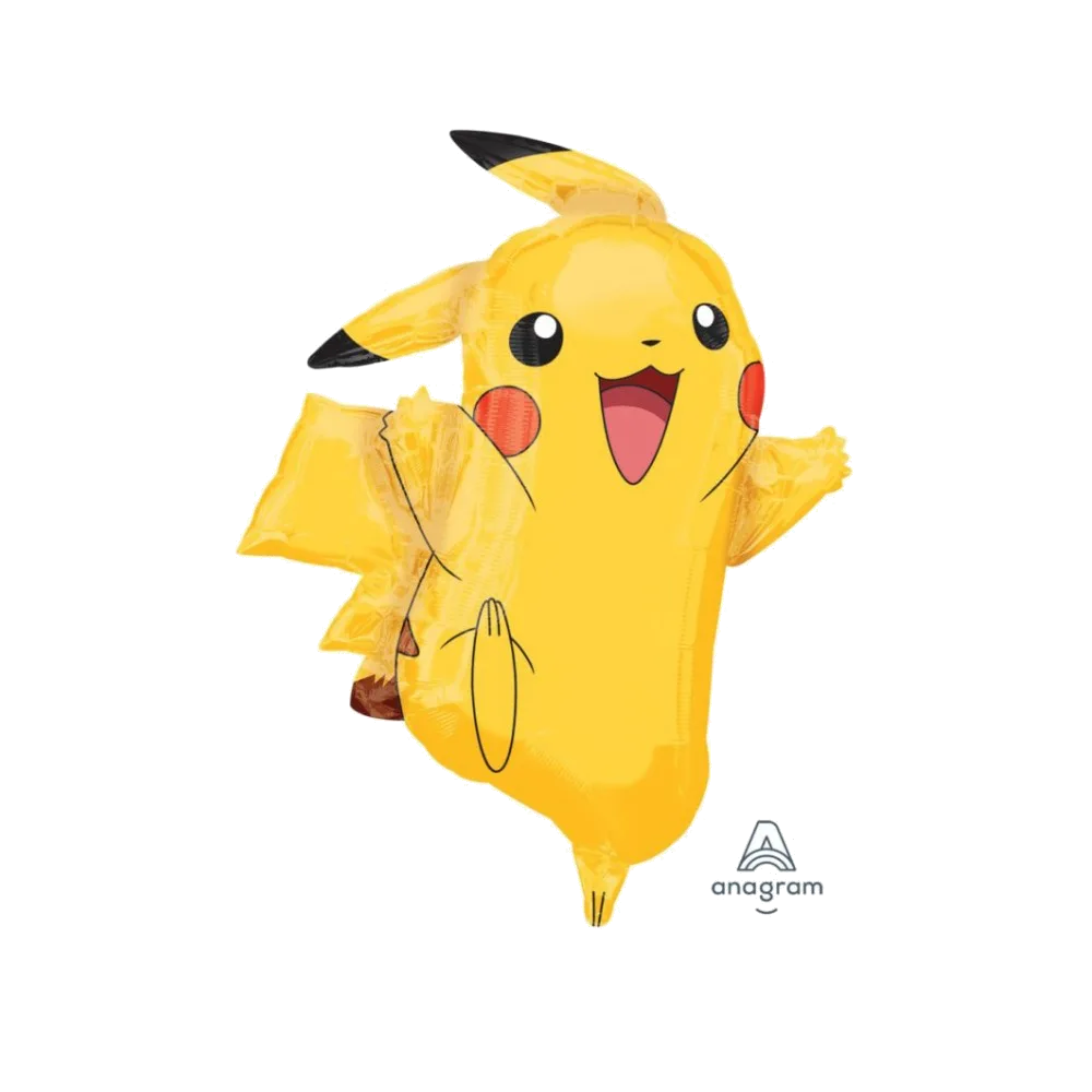 Шар: Шар (31"/78 см) Фигура, Покемон Пикачу, 1 шт. Anagram (США) 2.8П