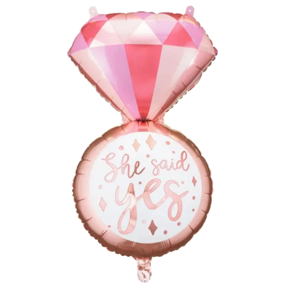 Шар: Шар (72х41) Фигура, Кольцо, 1 шт. в уп. PartyDeco