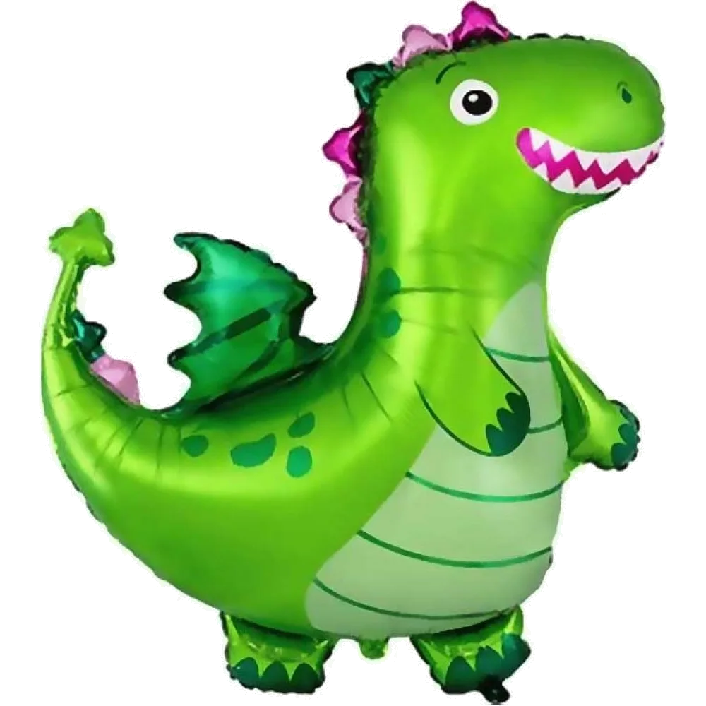 Шар: Шар (36''/91 см) Фигура, Дракон, Зеленый