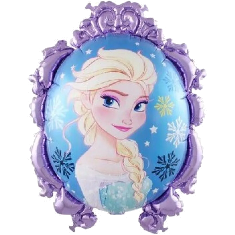 Шар: Шар (27''/69 см) Фигура, Зеркало, Холодное сердце, Эльза