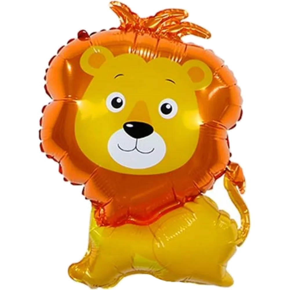 Шар: Шар (33"/84 см) Фигура лев Львенок, 1 шт.