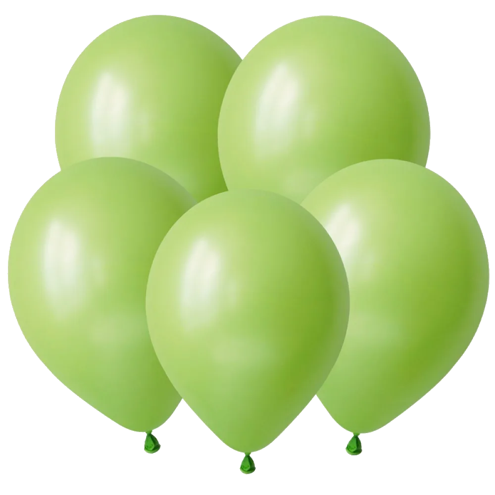 Шар: Шар V (12"/30 см) Лайм (Lime green) 1 шт. Decobal (Вьетнам)