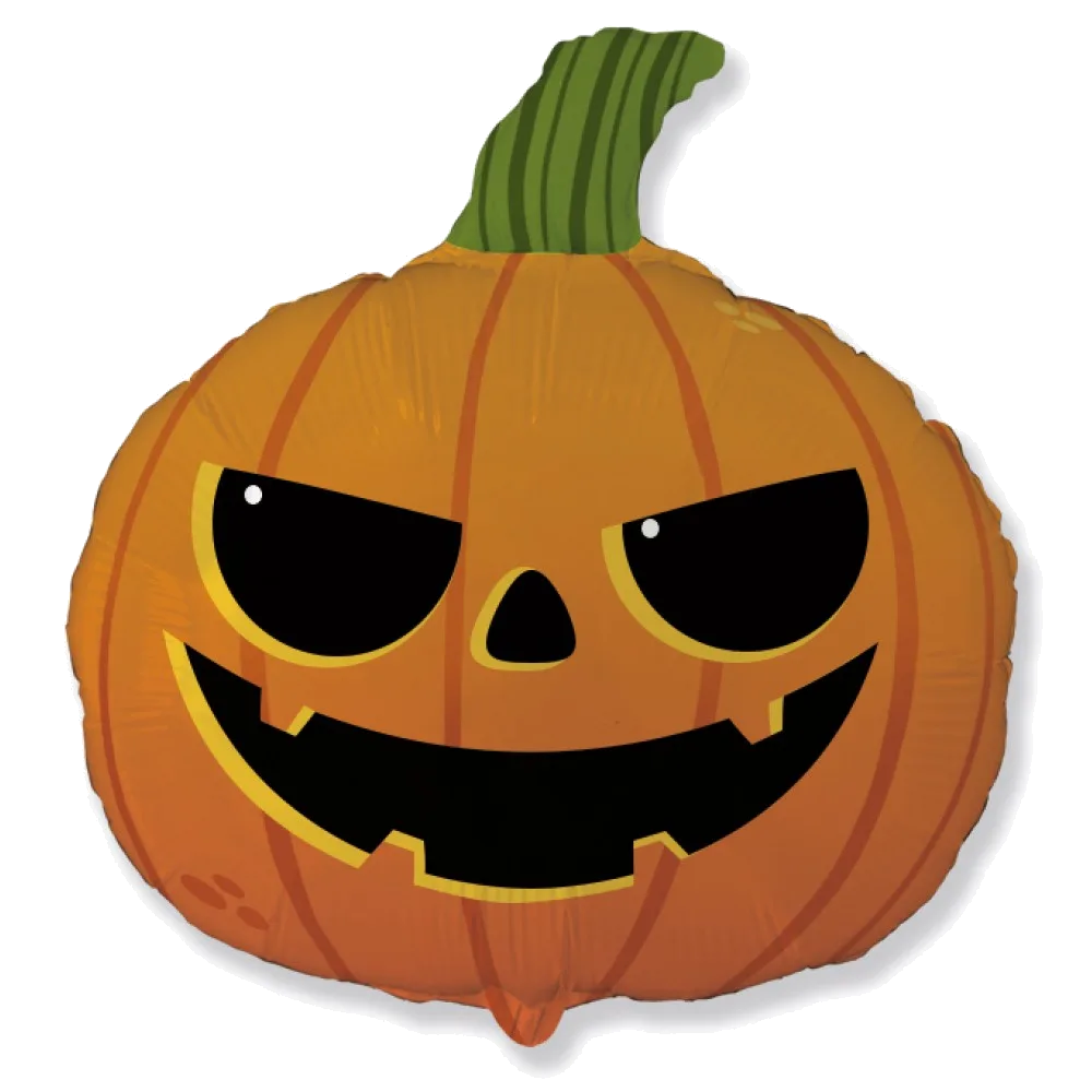 Шар: Шар (28''/71 см) Фигура, Страшная тыква, 1 шт. Flexmetal (Испания)