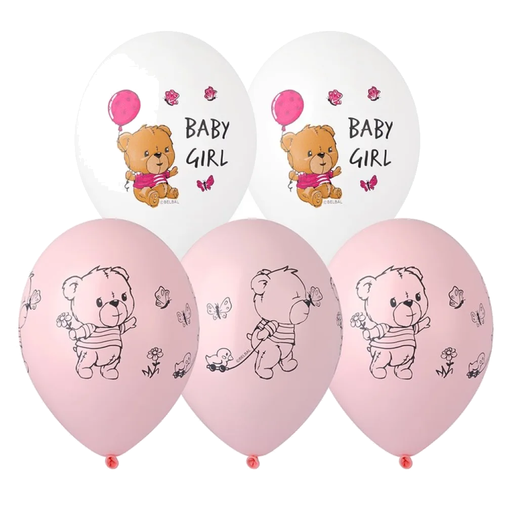 Шар: Шар (14"/36 см) Мишка малышка, 1 шт. Belbal (Бельгия)