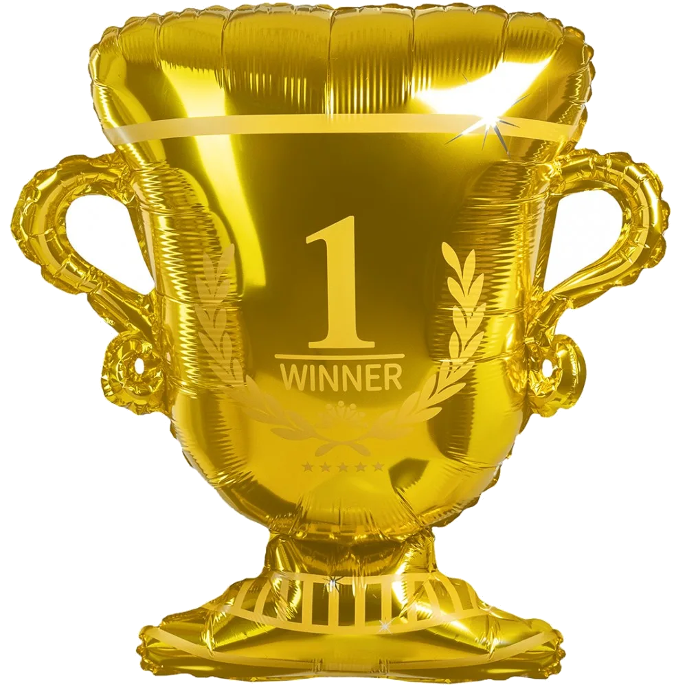 Шар: Шар (29''/74 см) Фигура, Кубок Чемпиона, Золото, 1 шт. в уп.1.3 П