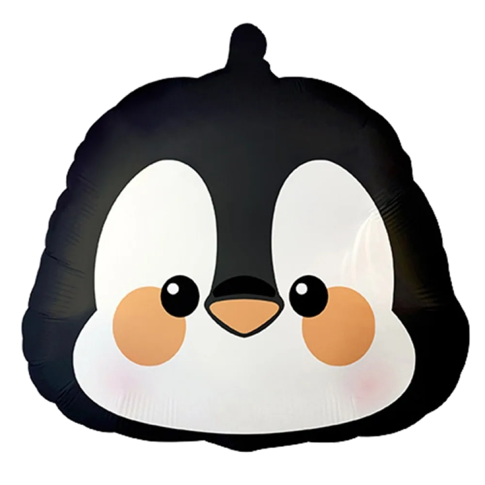 Шар: Шар (21"/53 см) Фигура Пингвин голова, 1 шт. в уп.