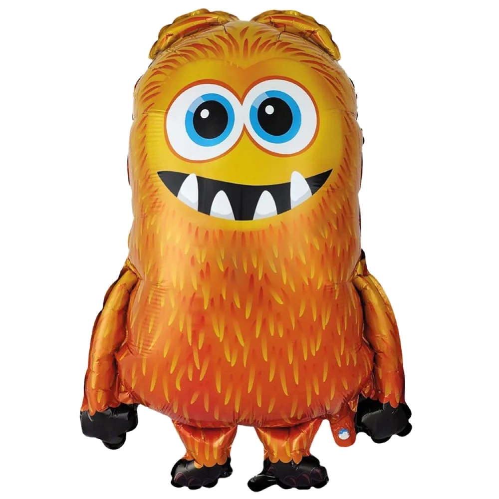 Шар: Шар (29"/76 см) Фигура, Монстр оранжевый, 1 шт. Flexmetal (Испания)