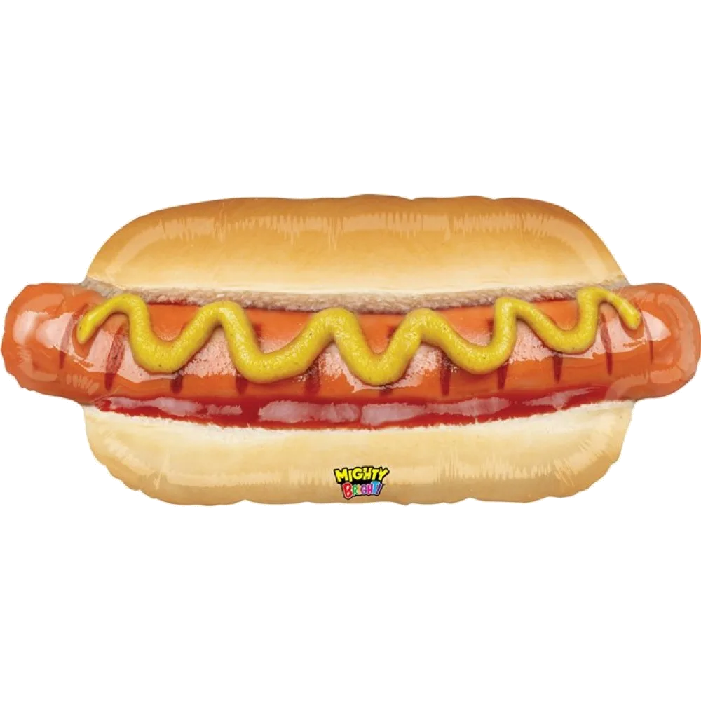 Шар: Шар (32''/81 см) Фигура, Хот Дог, 1 шт. Grabo (Италия)