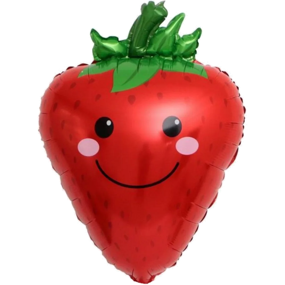 Шар: Шар (28''/71 см) Фигура Клубника, 1 шт.