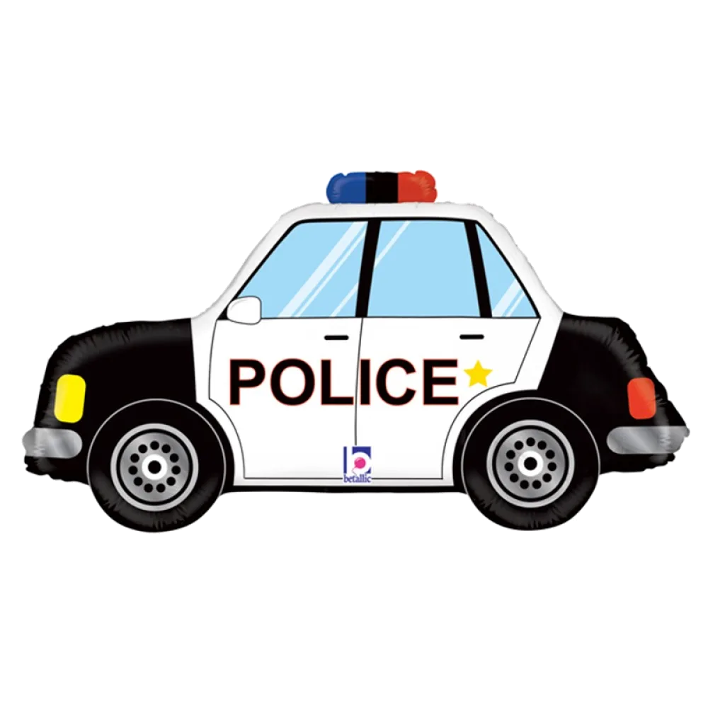 Шар: Шар (34''/85 см) Фигура Полицейская машина, 1 шт. Grabo (Италия)2.4П
