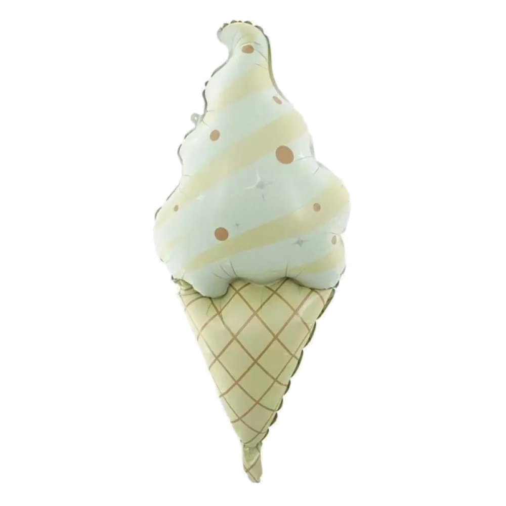 Шар: Шар (35"/87 см) Фигура Мороженое в рожке сатин, 1 шт.1.2 П