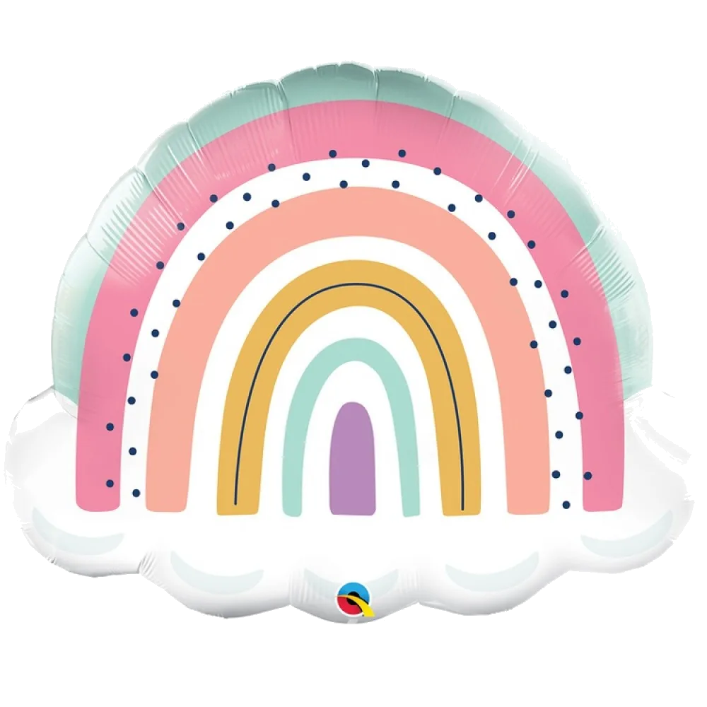 Шар: Шар (32"/ 81 см) Фигура, Радуга Бохо, 1 шт. в уп. Qualatex (США)
