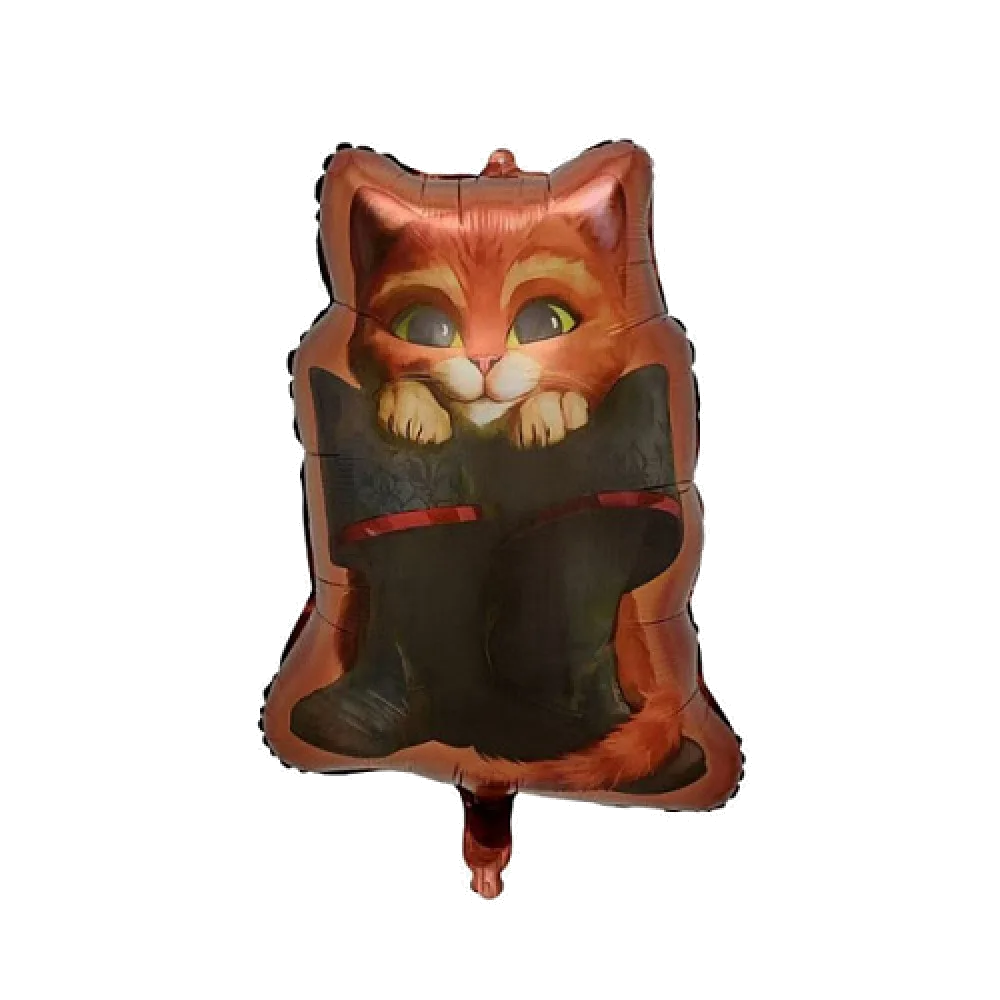 Шар: Шар (24"/61 см) Фигура, Кот в сапогах, 1 шт.