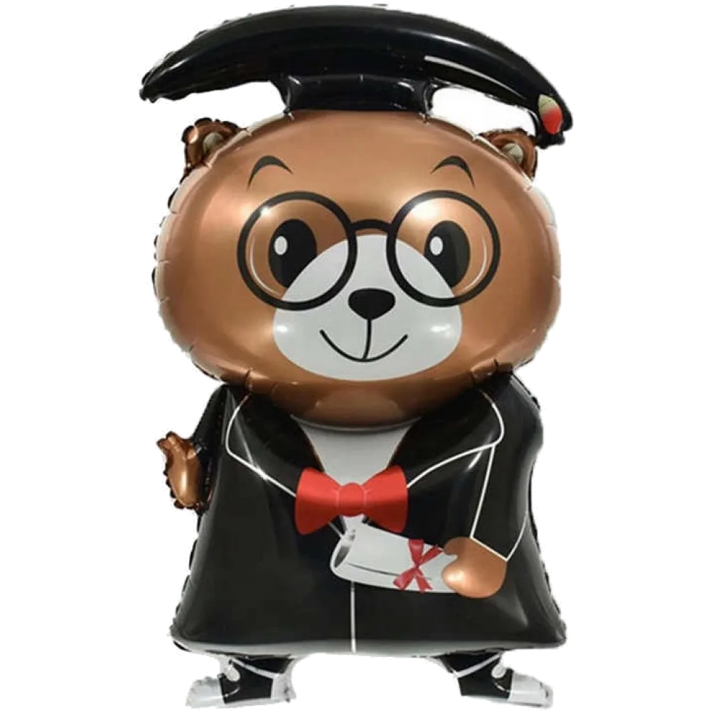 Шар: Шар (37”/94 см) Фигура Медведь Выпускник