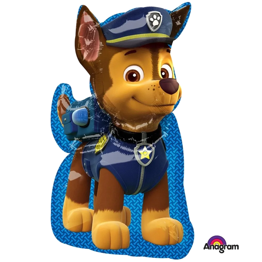 Шар: Шар (31"/78 см) Фигура, Щенячий Патруль Чейз, 1 шт. Anagram (США)
