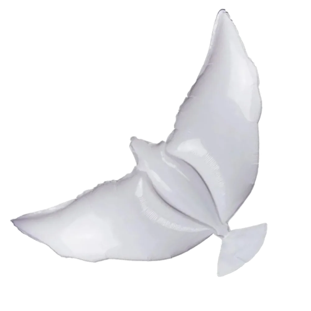 Шар: Шар (34''/86 см) Фигура, Голубь, Белый