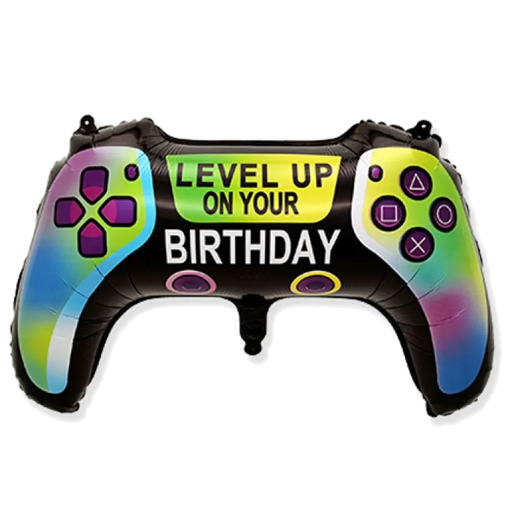 Шар: Шар (28"/71 см) Фигура, Джойстик игровой LEVEL UP