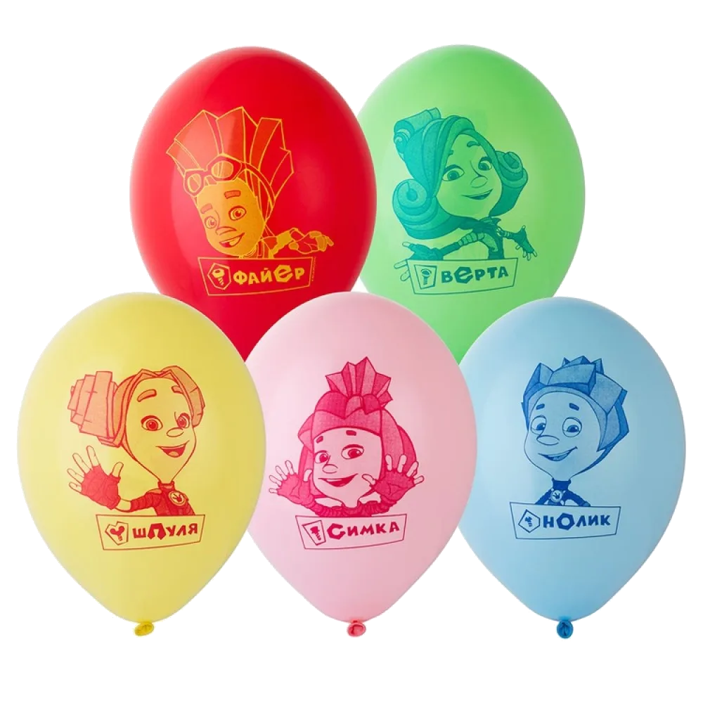 Шар: Шар (14"/36 см) Фиксики Комиксы, 1 шт. Belbal (Бельгия)