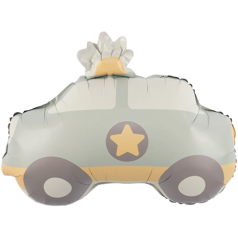 Шар: Шар (22''/56 см) Фигура, Полицейская машина, Сатин