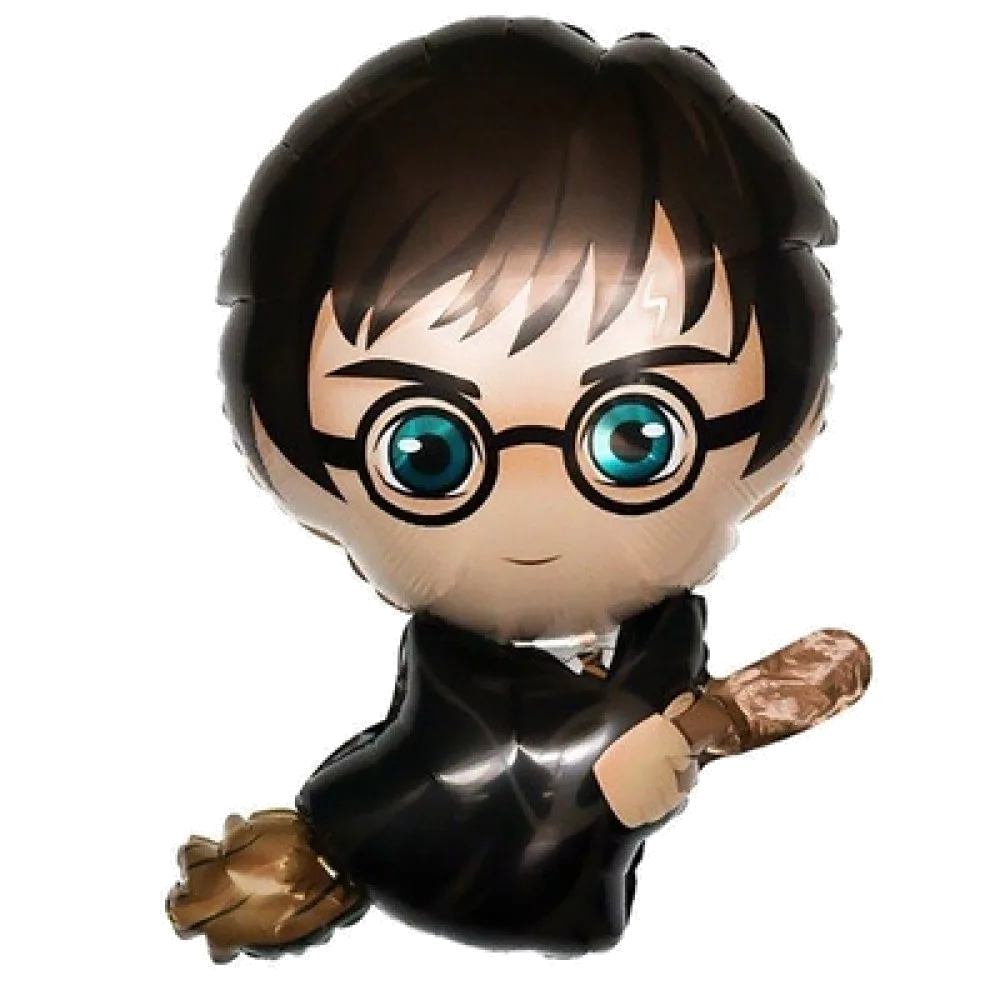 Шар: Шар (27''/69 см) Фигура, Маленький маг на метле Гарри, 1 шт. в уп. 1.2П