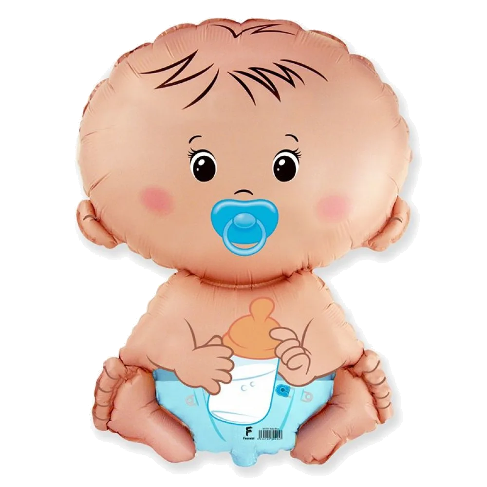 Шар: Шар (26''/66 см) Фигура, Малыш Мальчик, 1 шт. Flexmetal (Испания)1.2П