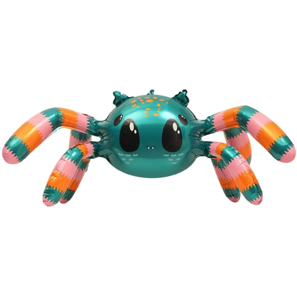 Шар: Шар 3D (25''/64 см) Фигура, Яркий паук паучок