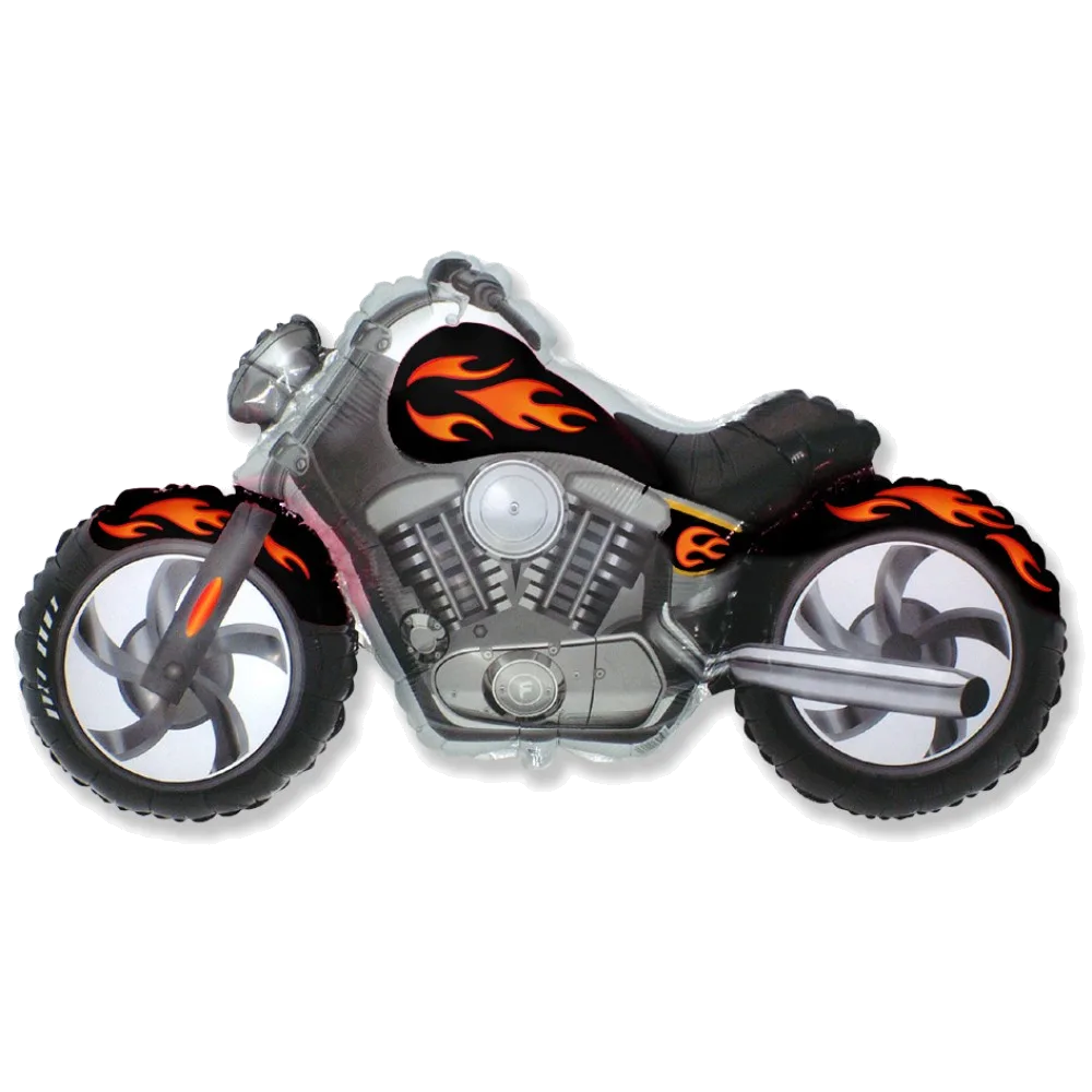 Шар: Шар (45''/114 см) Фигура, Байк, Черный