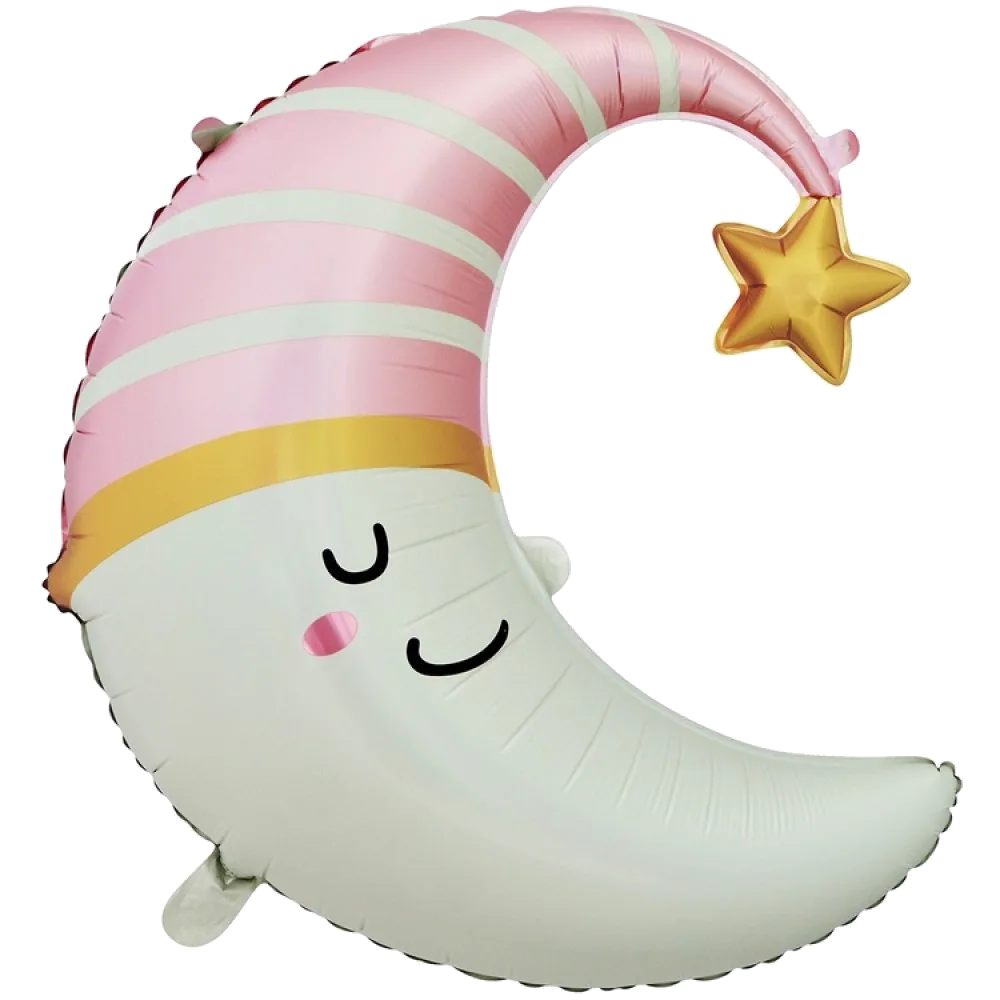 Шар: Шар (63*71 см) Фигура Спящий полумесяц малышке