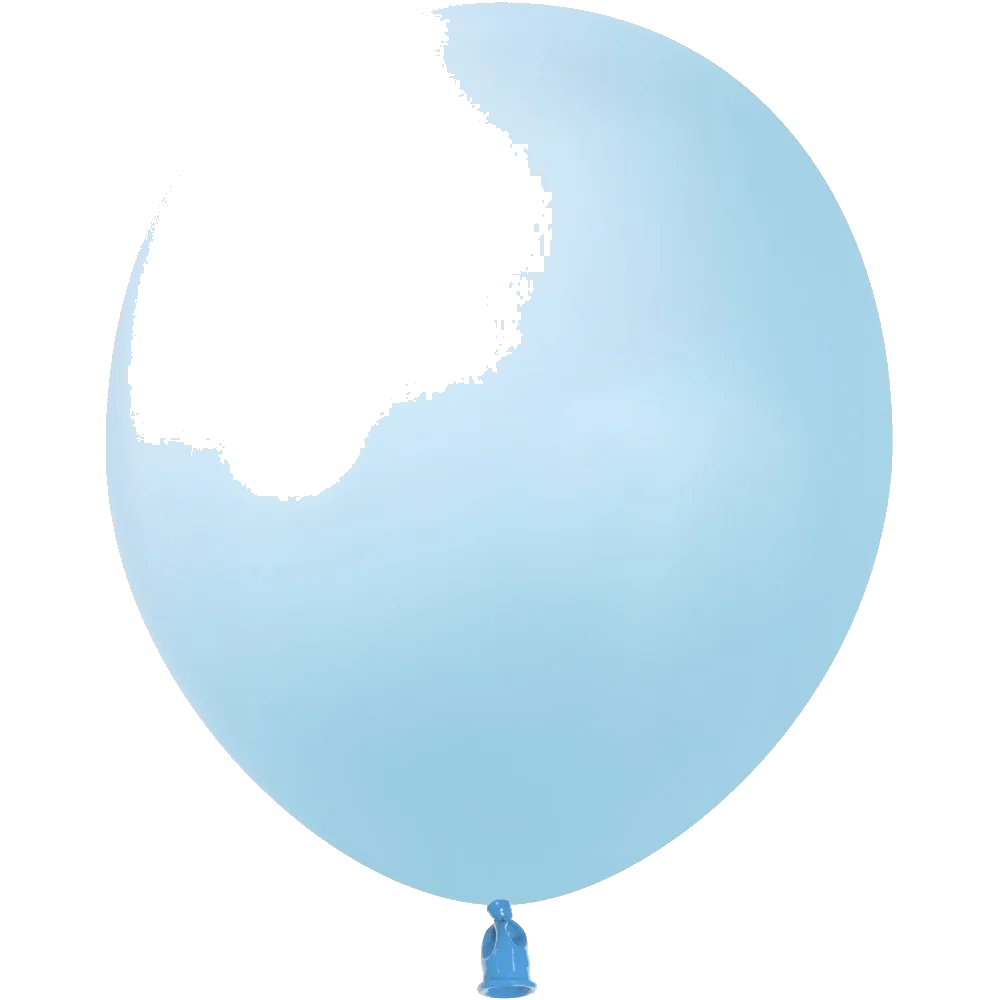 Шар: Шар (5''/13 см) Нежно-голубой, макарунс