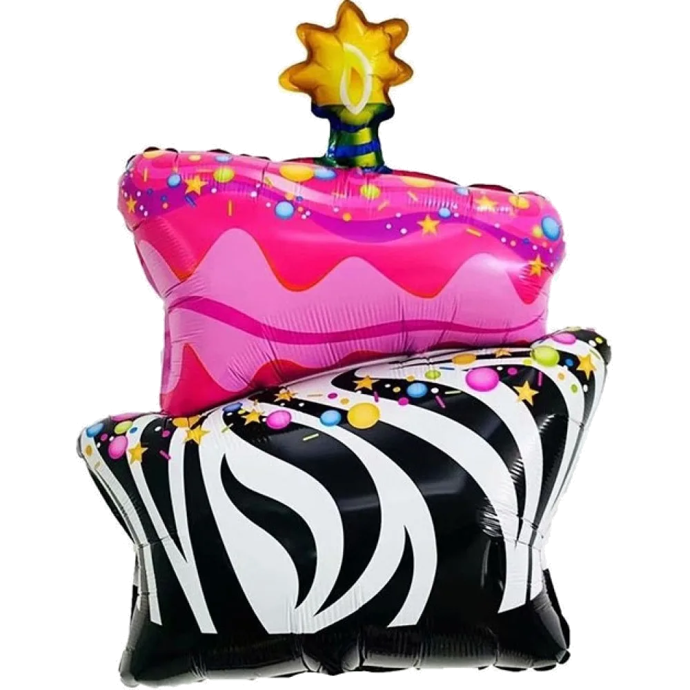Шар: Шар (34''/86 см) Фигура Яркий торт
