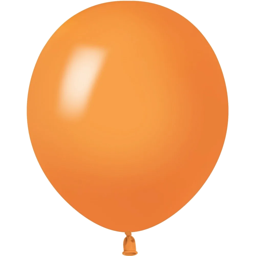 Шар: Шар (5''/13 см) Оранжевый, пастель, 100 шт. 512 (Китай)