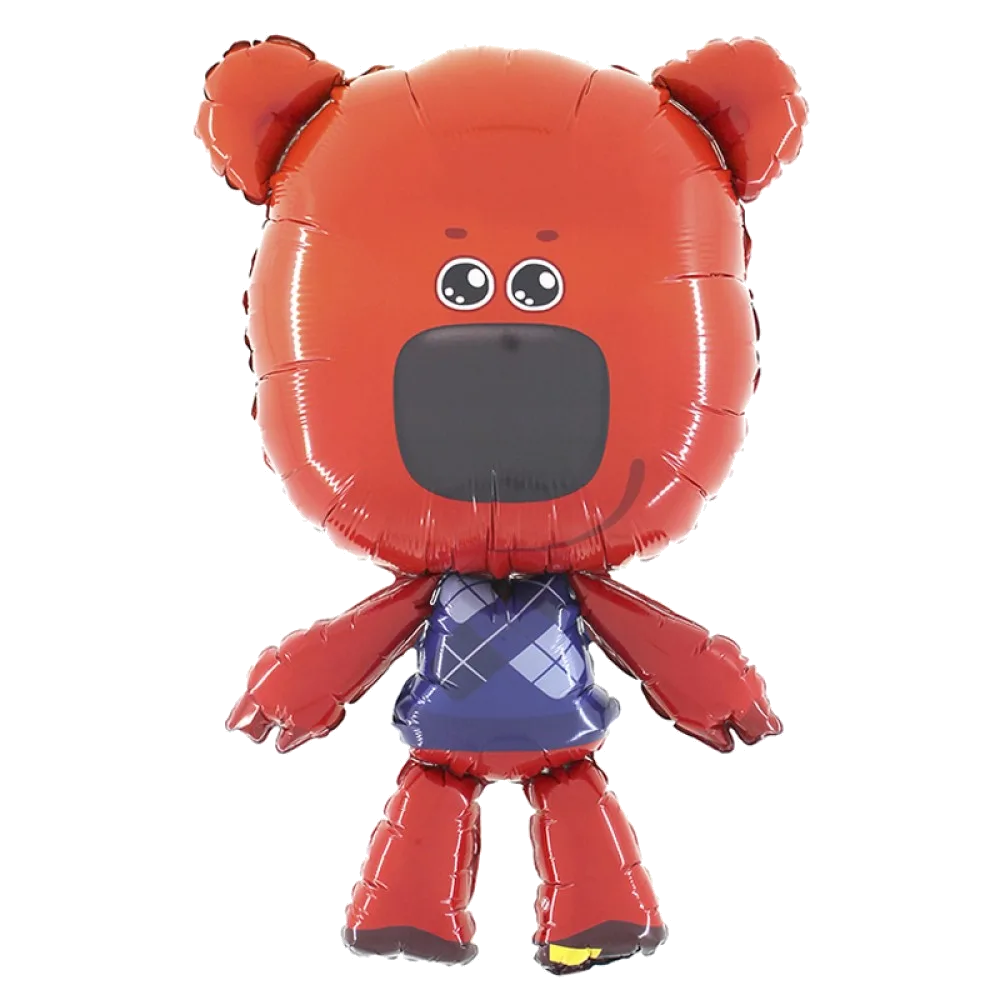 Шар: Шар (38"/96 см) Фигура Ми-Ми-Мишки Кеша фигура, 1 шт. Grabo (Италия)