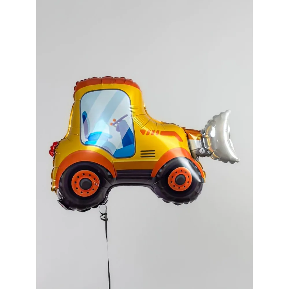 Шар: Шар (29''/74 см) Фигура Бульдозер, 1 шт.