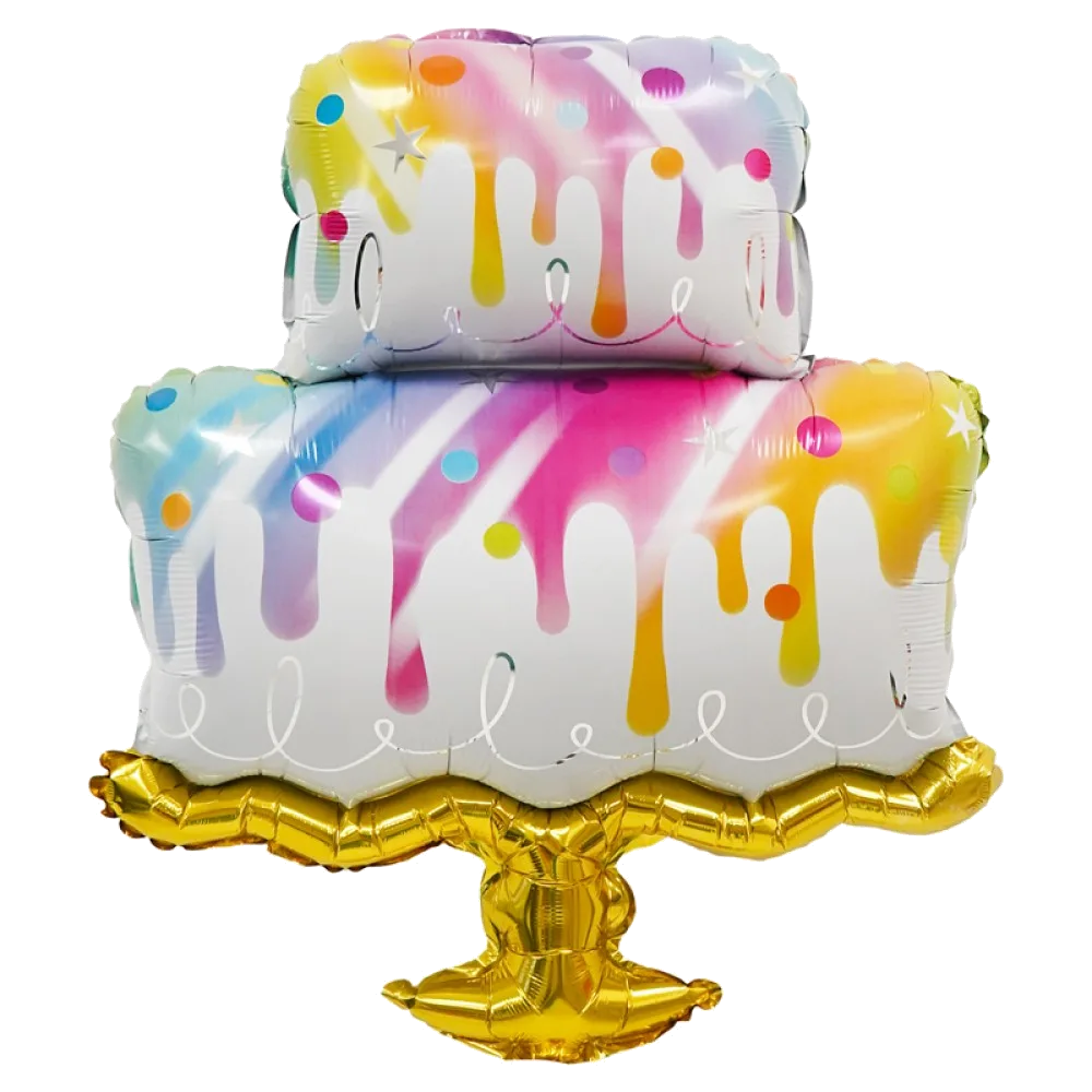 Шар: Шар (33"/84 см) Торт радуга, 1 шт.