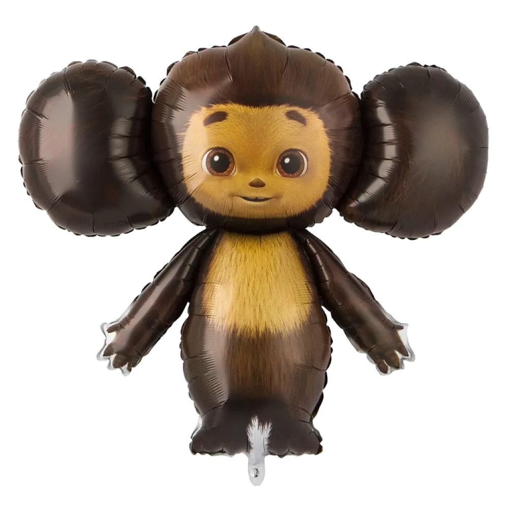 Шар: Шар (46"/117 см) Фигура, Чебурашка, 1 шт. в уп. Grabo (Италия)4.1П