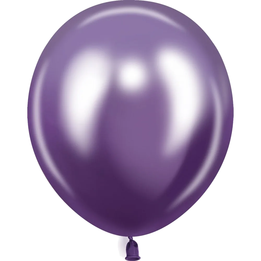 Шар: Шар (12''/30 см) Фиолетовый, хром, 50 шт. 512 (Китай)