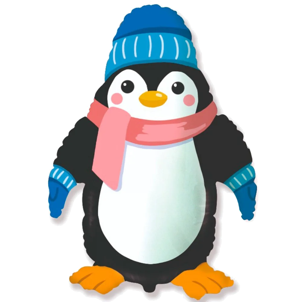 Шар: Шар И (39''/99 см) Фигура Пингвин, 1 шт. Flexmetal (Испания)