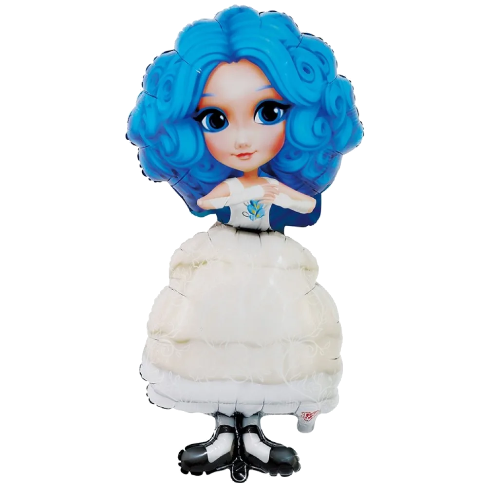 Шар: Шар (29"/74 см) Фигура, Мальвина, Буратино 1 шт. в уп.