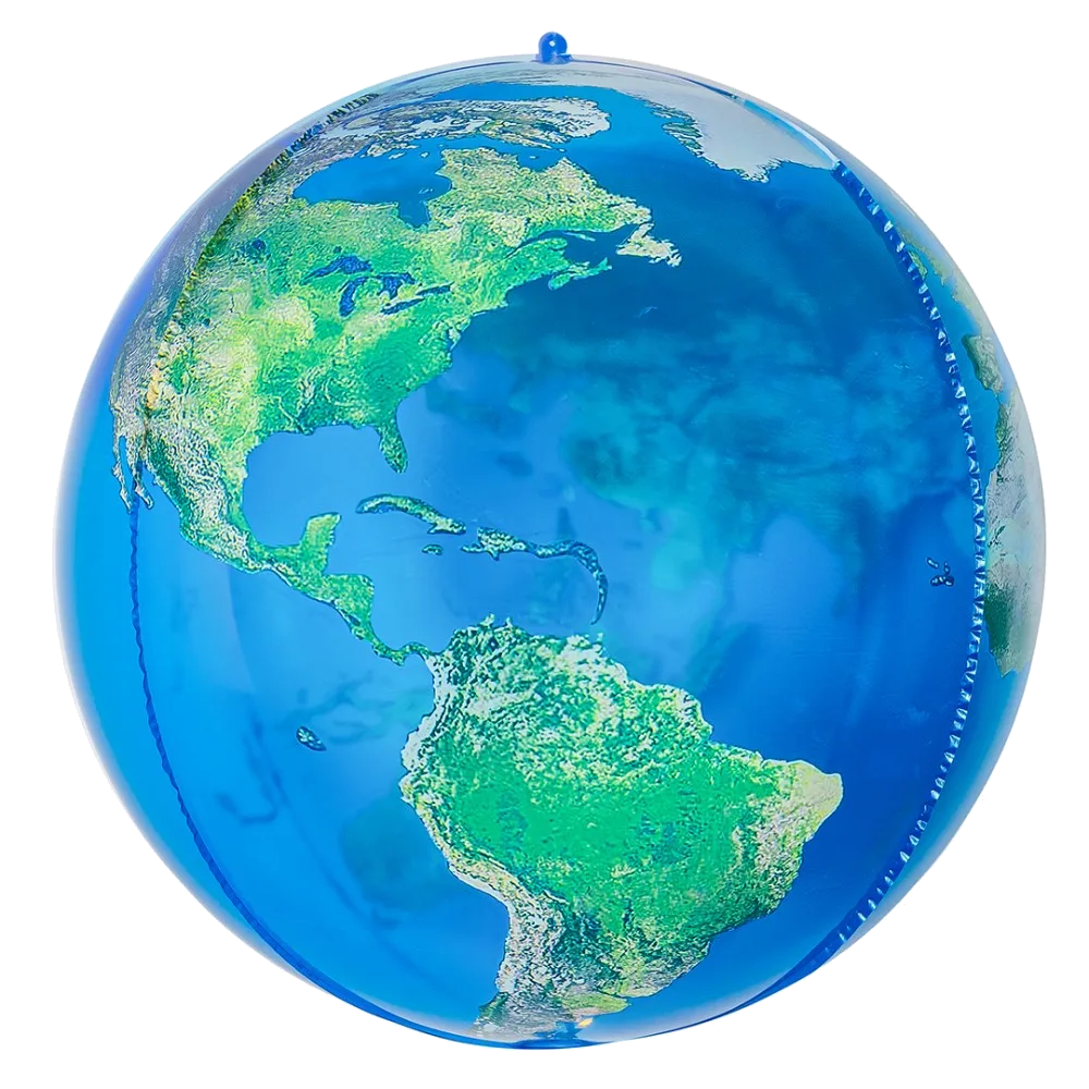 Шар: Шар 3D (22''/56 см) Сфера, Планета Земля, Глобус