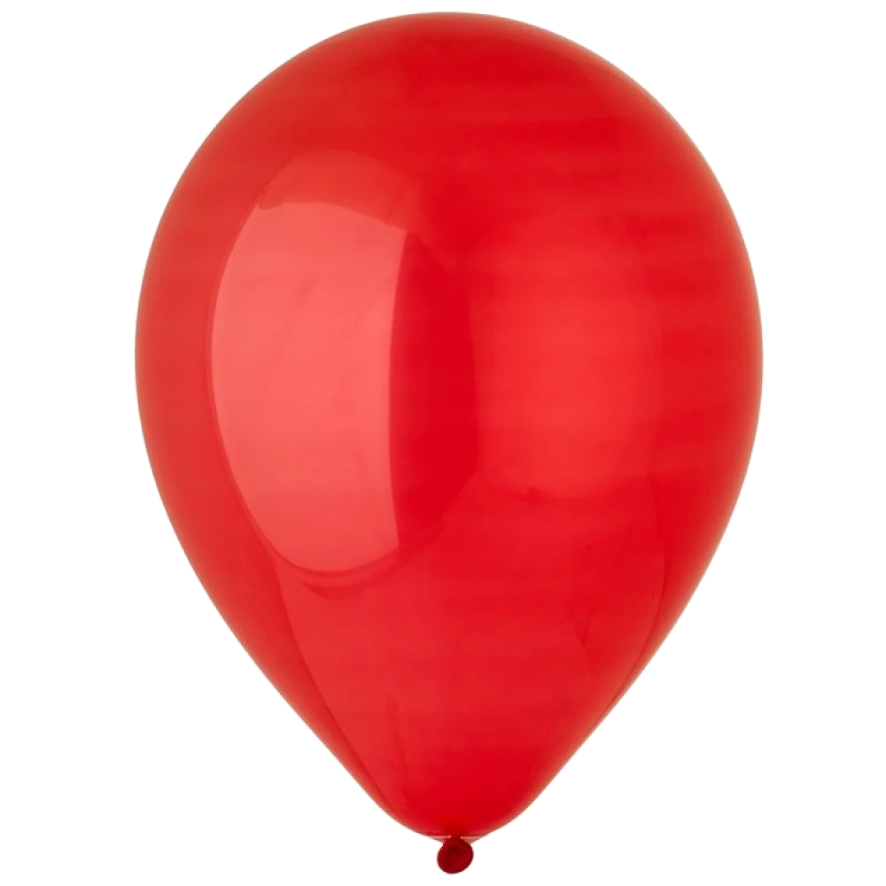 Шар: Шар (12"/30 см) Красный (Apple Red), кристалл, 1 шт. Everts (Малайзия)