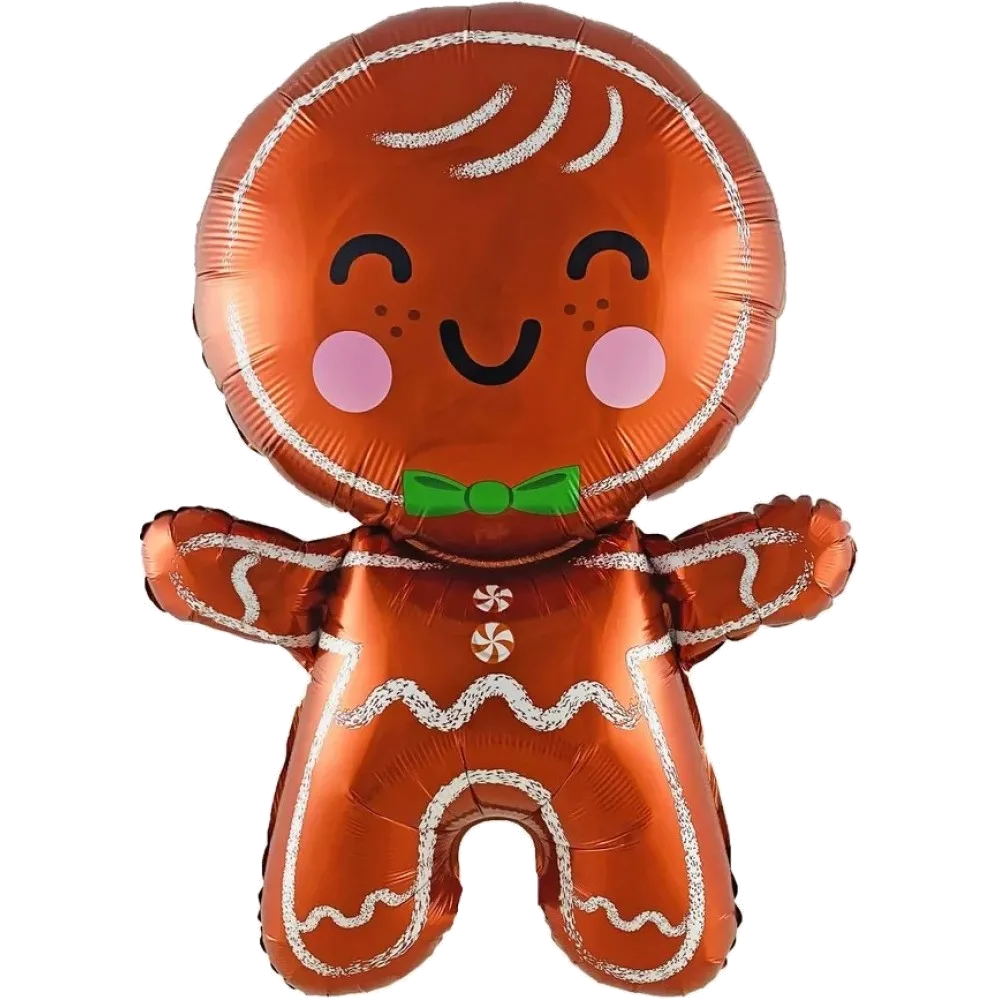 Шар: Шар (28''/71 см) Фигура, Пряничный человечек, 1 шт. в уп.