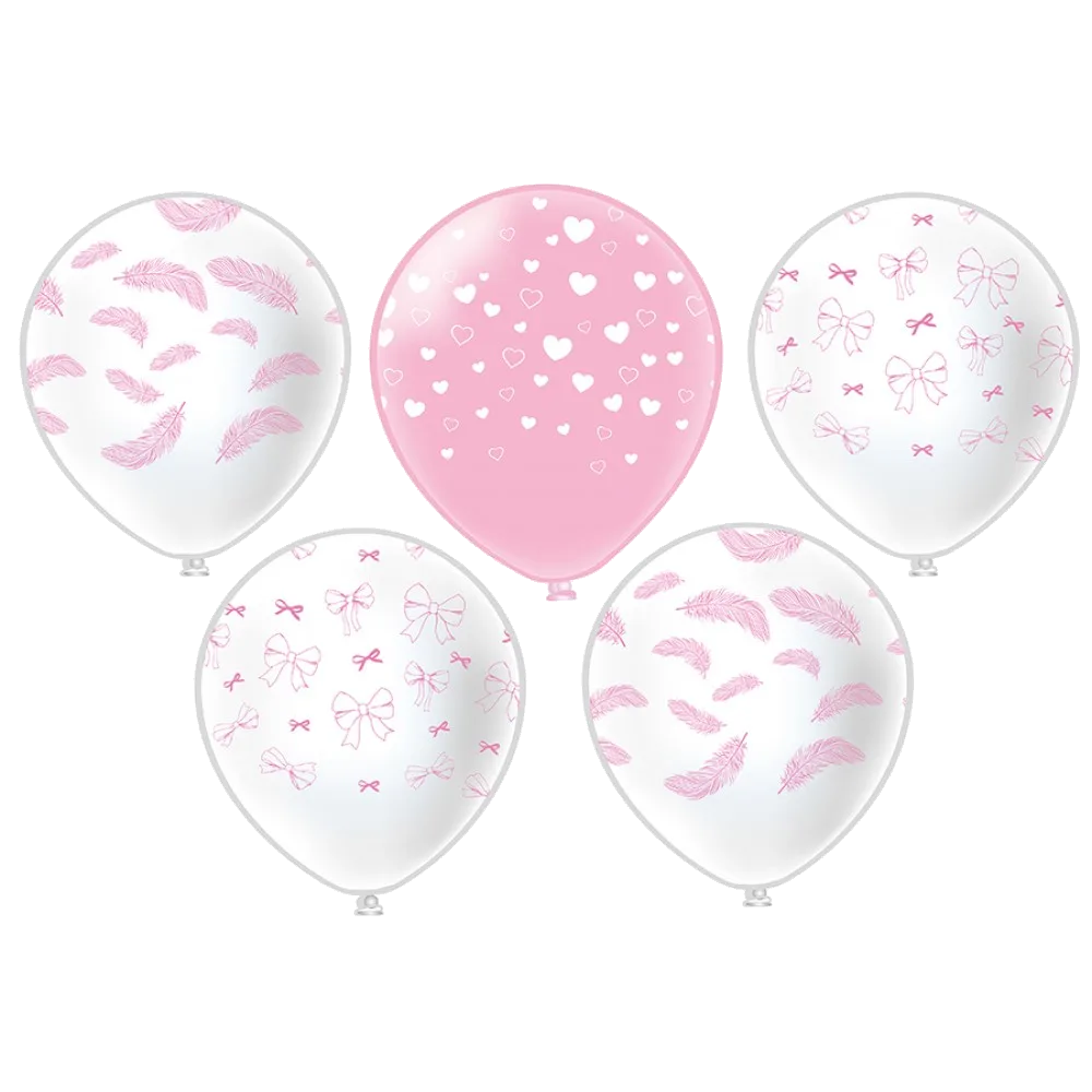 Шар: Шар (12''/30 см) Бантики 3 дизайна