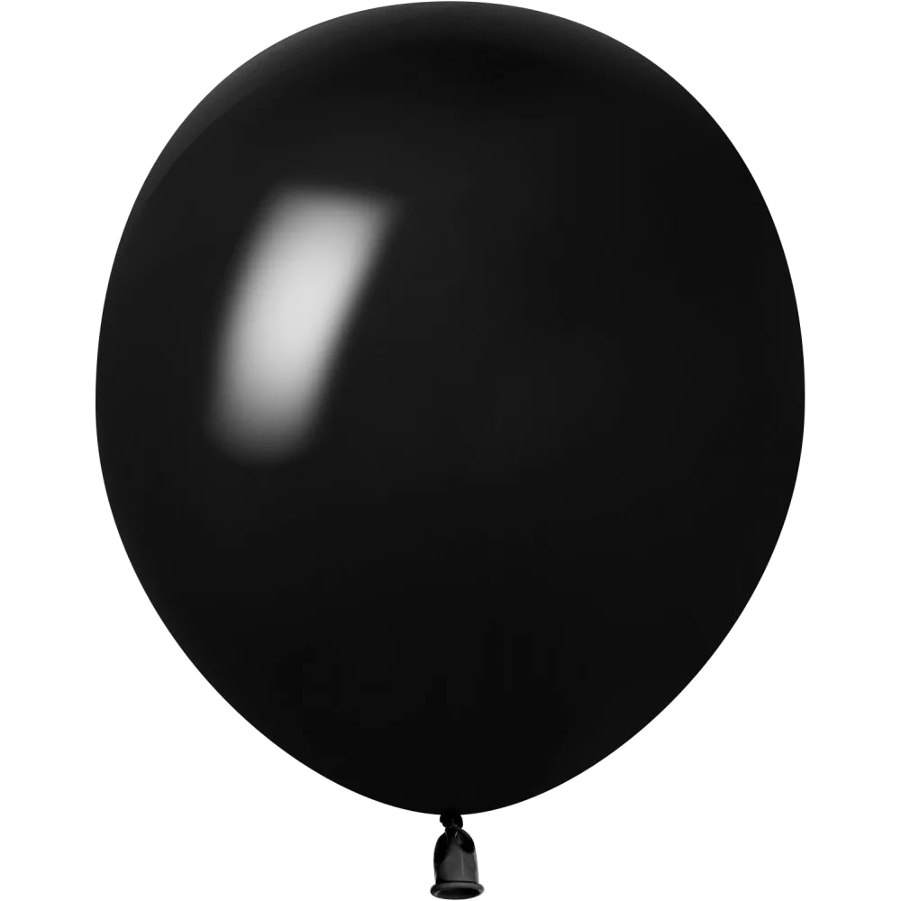 Шар: Шар (5''/13 см) Черный, пастель