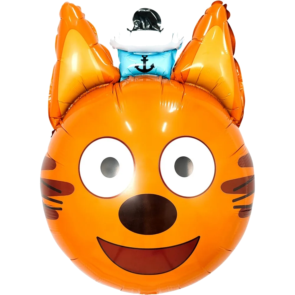 Шар: Шар (21''/53 см) Фигура, Три Кота Коржик, 1 шт. в уп. Agura (Россия) 1.75 П *