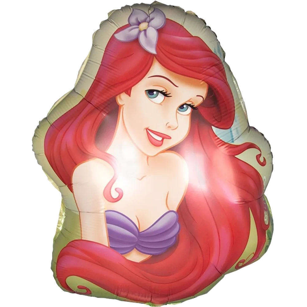 Шар: Шар (26''/66 см) Фигура, Принцесса, Русалочка Ариэль, 1 шт.1.7П