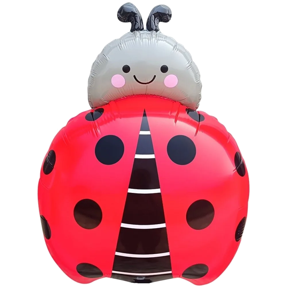 Шар: Шар (28''/71 см) Фигура, Божья коровка, Красный, 1 шт. слабый полет