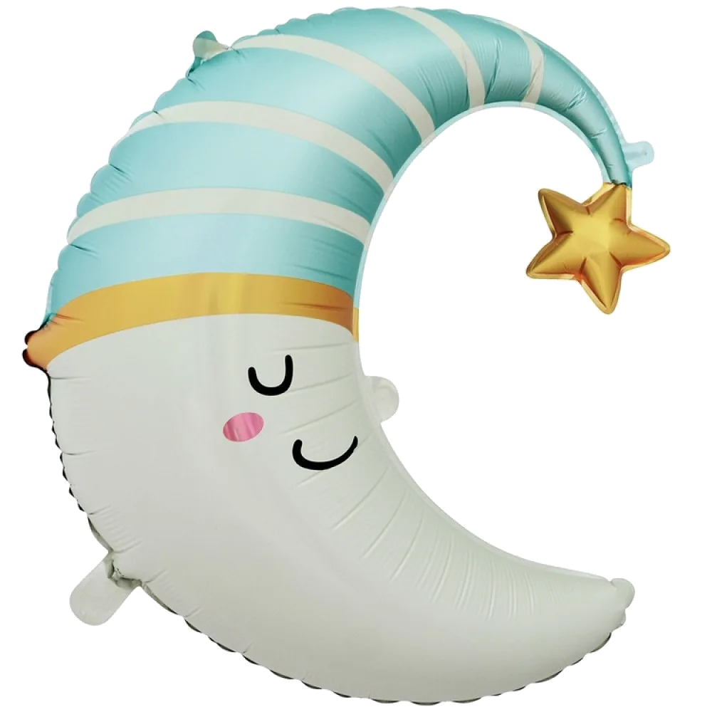 Шар: Шар (63*71 см) Фигура Спящий полумесяц малышу